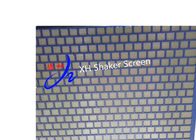 Doğrusal Hareket Shale Shaker için SS304 Mavi Renk DFE Yağ Düz Çalkalayıcı Ekranı
